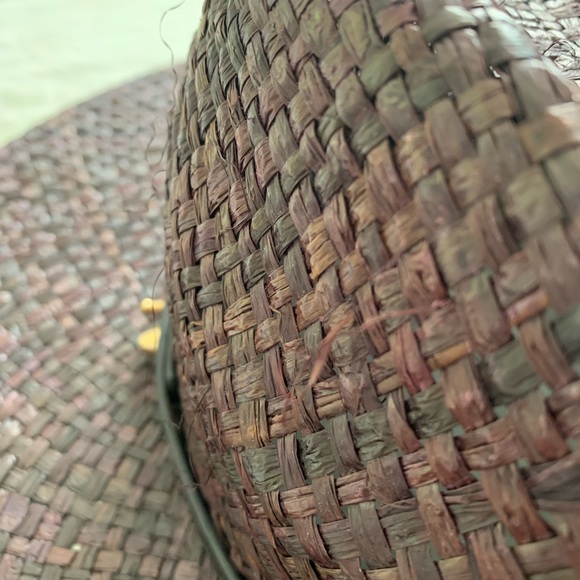 NWT Ace of Something Australia Black Straw Diaz Hat - Picture 4 of 10